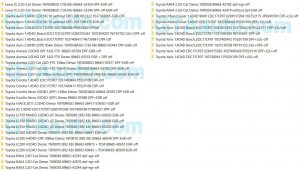 toyota lexus dpf egr