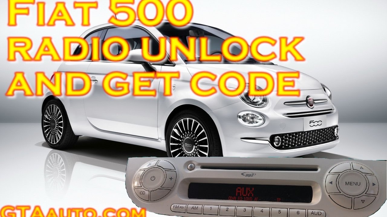 Fiat 500 Radio Unlock and Get Code PIN 1 maxresdefault 2