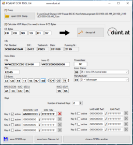 VAG IMMO OFF KSG DUMP TOOL 1